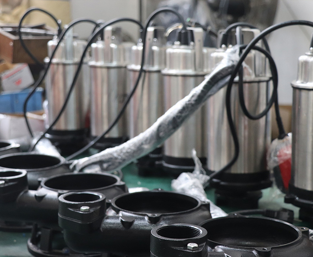 Bomba de aguas residuales subempleadas