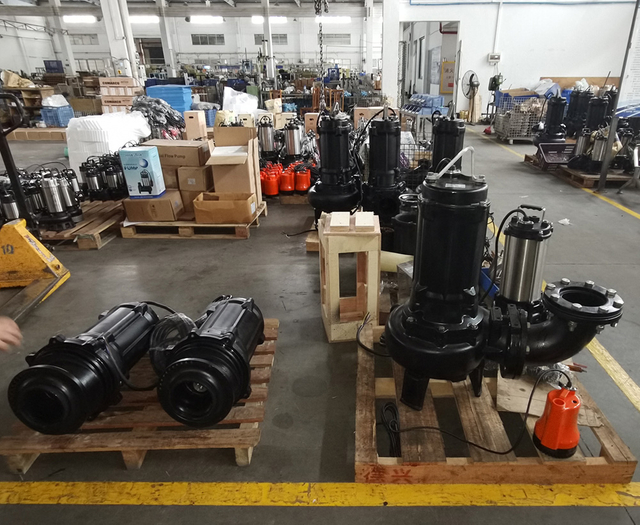 Bomba de aguas residuales subempleadas